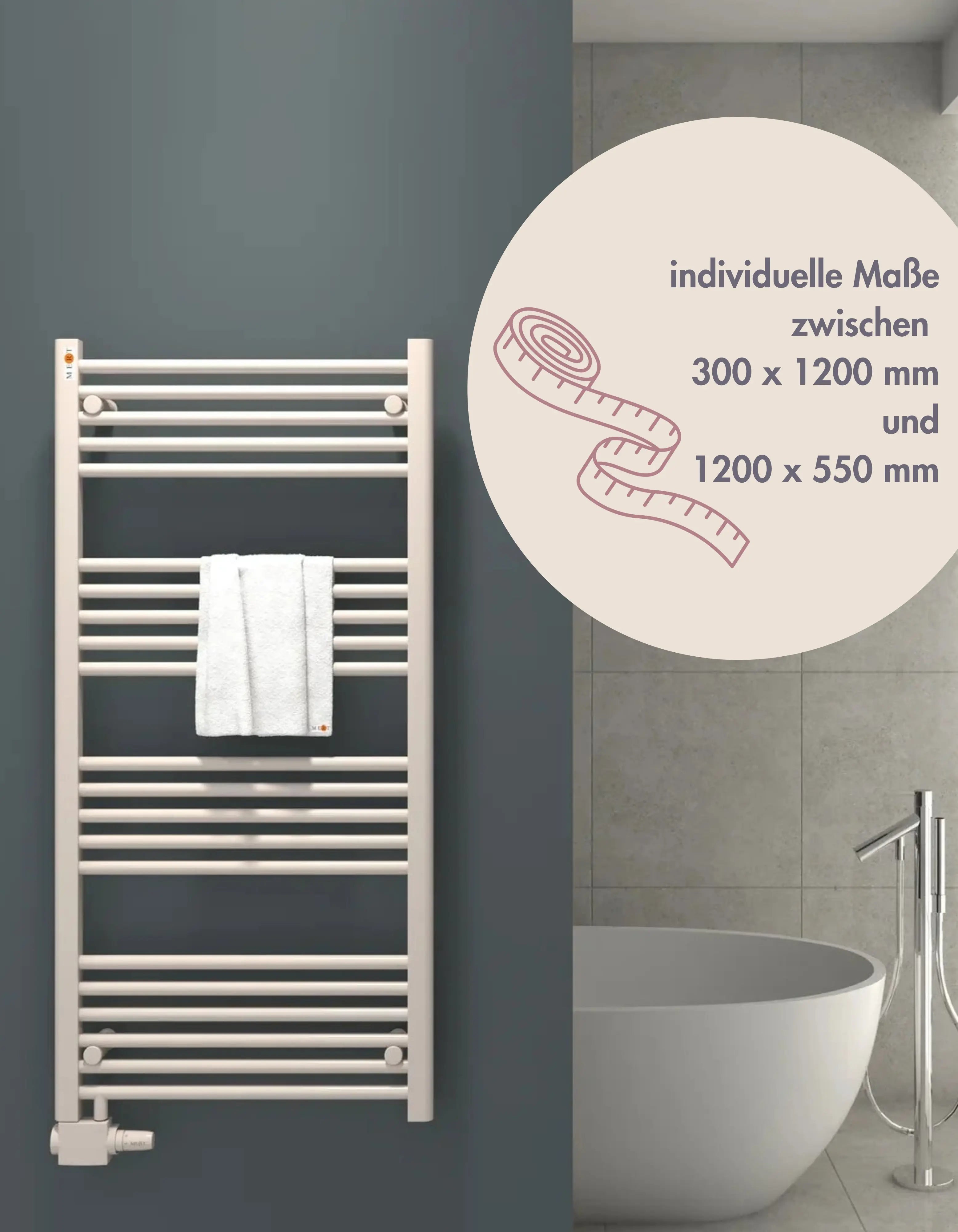 Austauschheizkörper THERM-AU versetzter Mittelanschluss