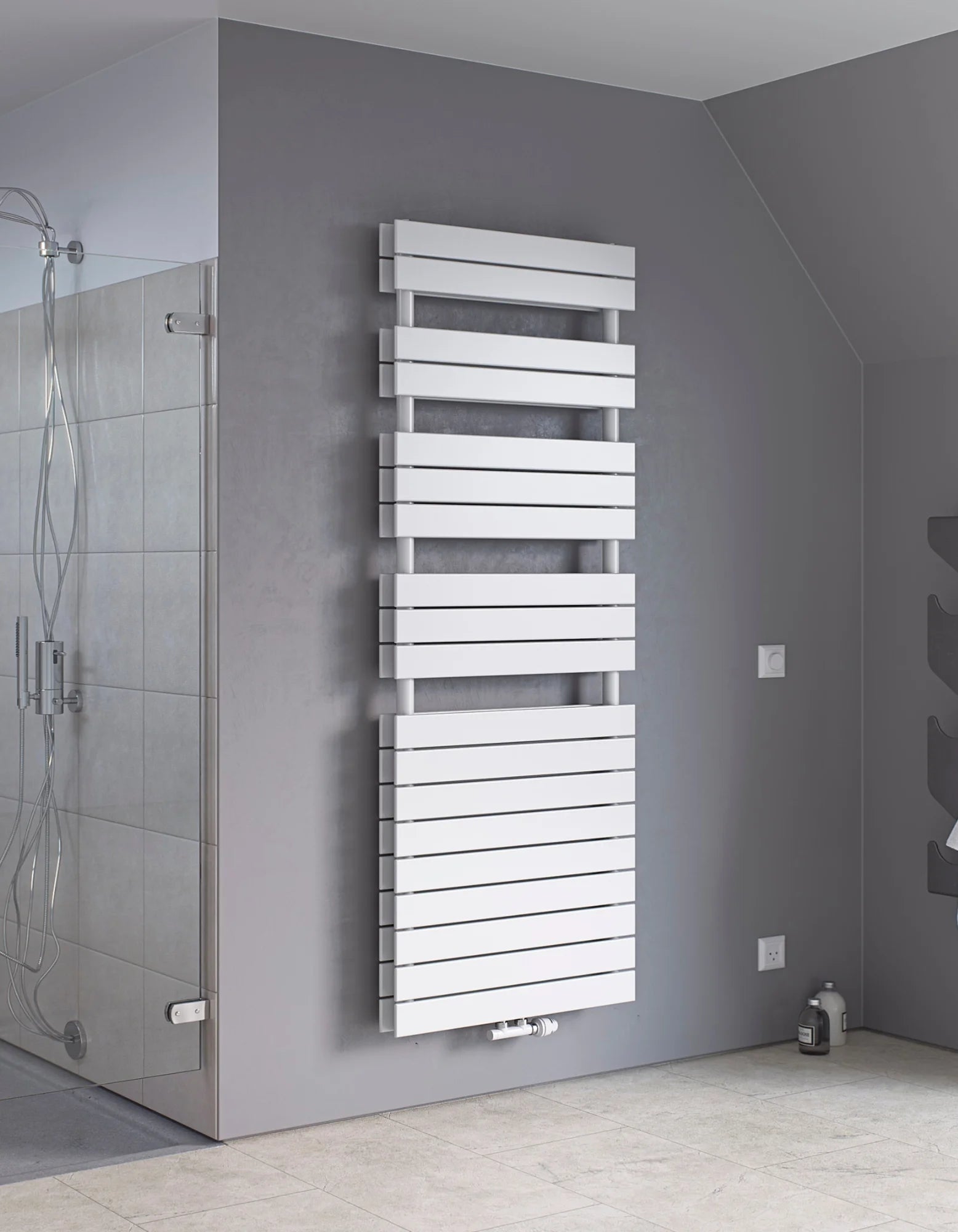 Badheizkörper EcoGlow Duo Mittelanschluss